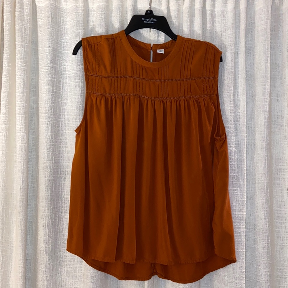 Old Navy Copper Colored Blouse Size XL
